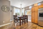 Seated dining for 8, wood floors throughout home, sleeps 8
